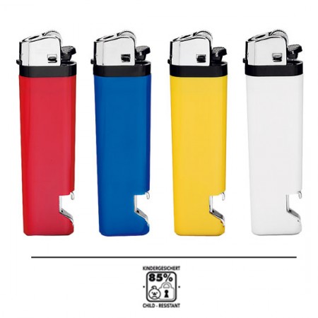 Einweg Feuerzeug mit Flaschenöffner